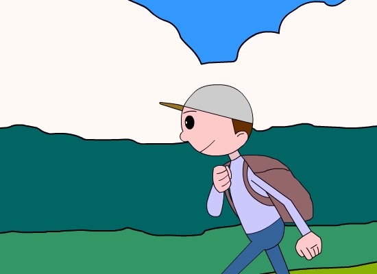 flash动画自学flash一个走路小动画