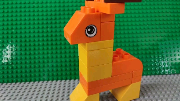 积木搭建——13.梅花鹿