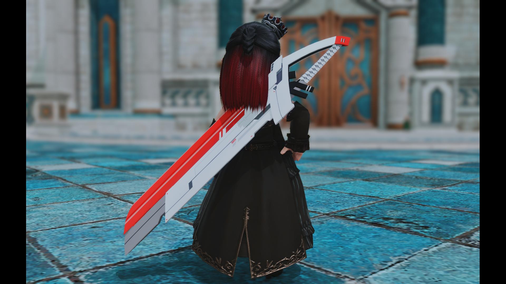 ff14 武器mod 碧蓝航线 可变形绫波大剑mod