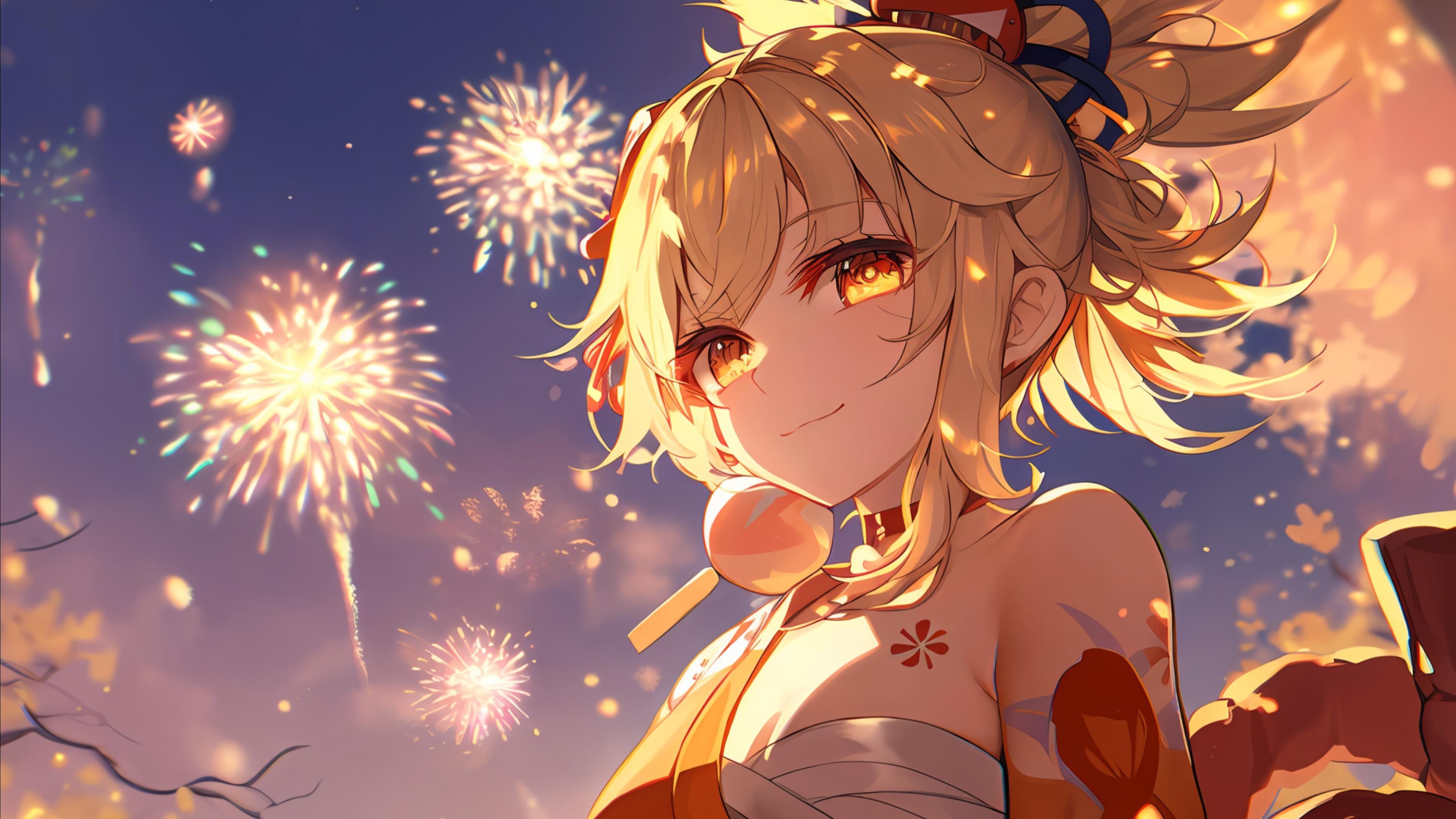 生日祝福形态的宵宫姐姐登场!