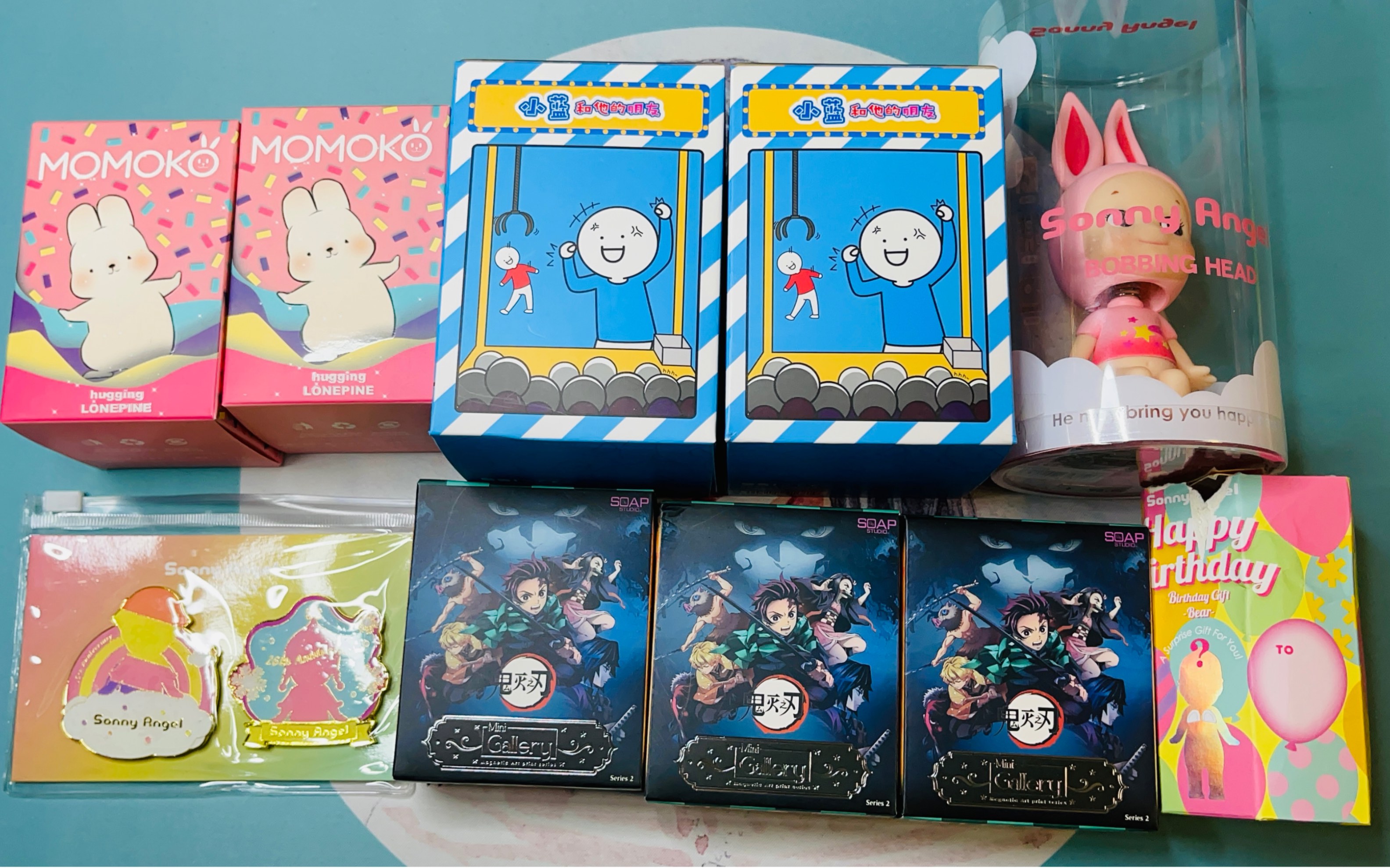 【盲盒评测】杂物社清积分系列 momoko 小蓝 鬼灭 sa 都得安排