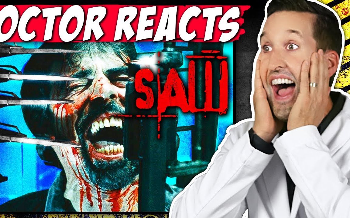 【专家点评】【英语中字】真正的急救医生点评电影《saw》的机关