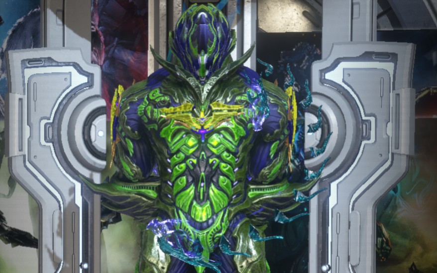 【星际战甲】nhino prime 配色(牛甲 prime)_星际战甲