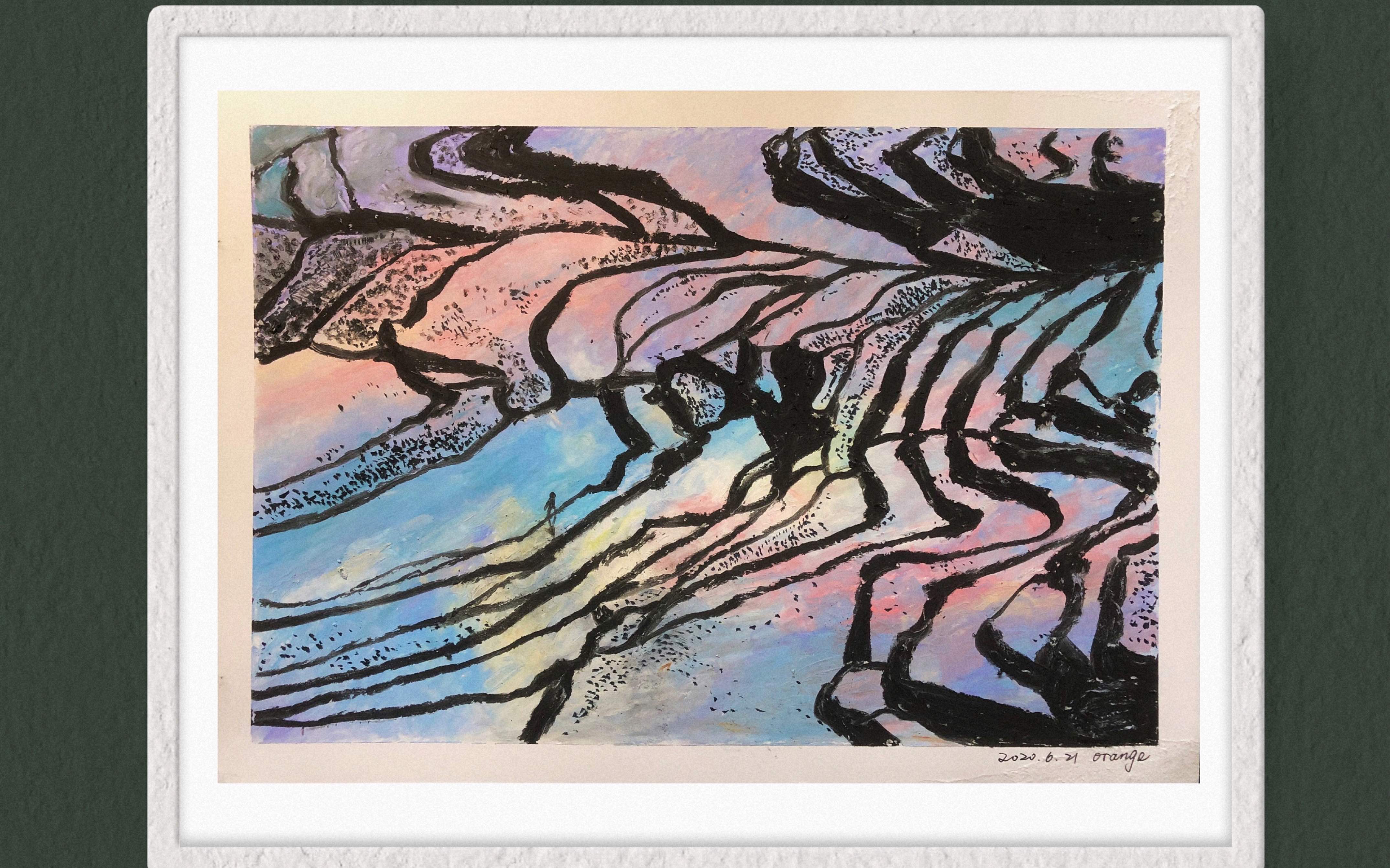 【油画棒】梯田