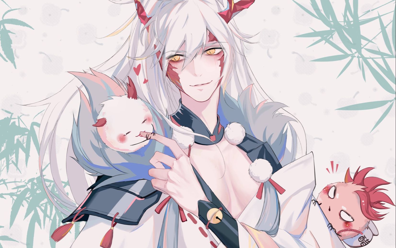 【阴阳师|酒茨】"他就是混沌中的灯塔,是万鬼之王,也是我唯一的王.