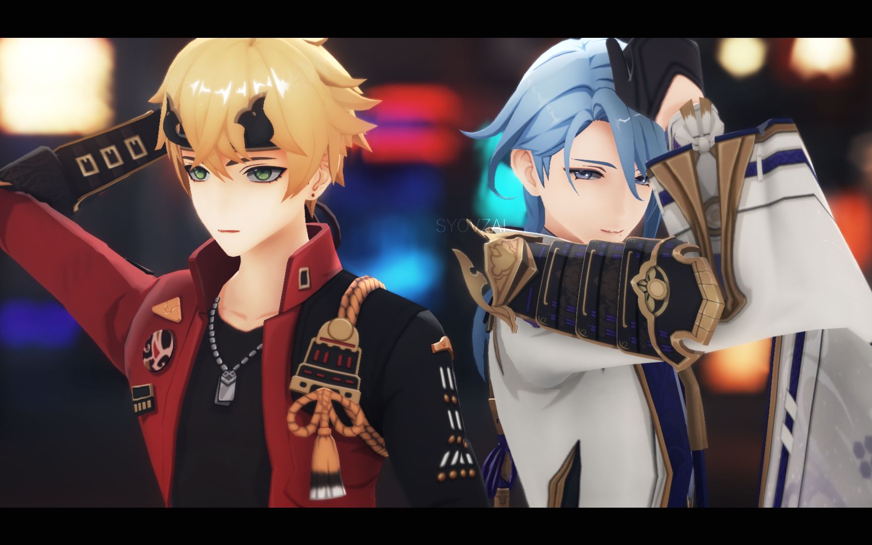 【原神mmd】chocolate cream ー laysha【神里绫人 76 托马】