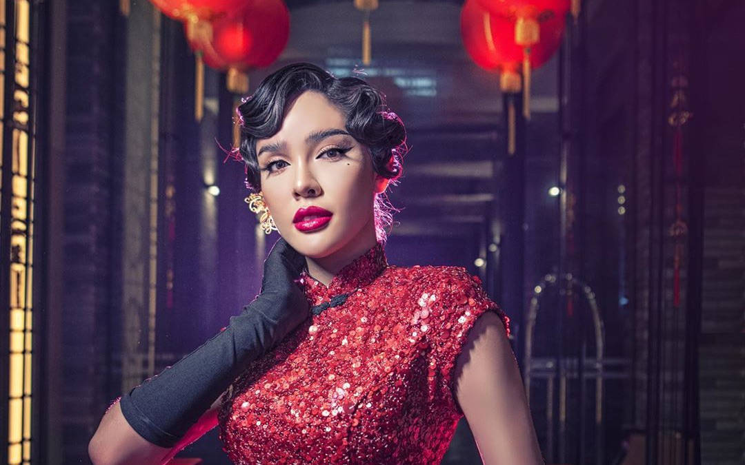 【泰国美妆】华裔变性人妮莎的春节上海名伶妆容分享79nisamanee.