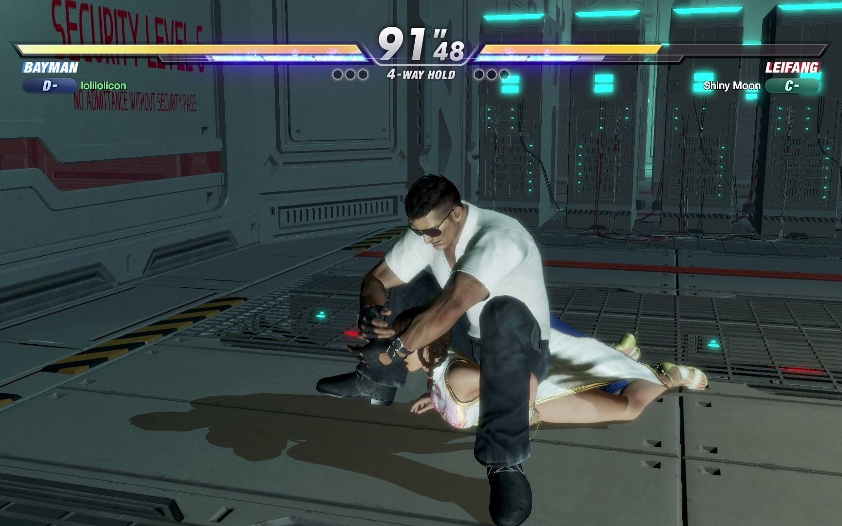 【死或生6】贝曼使用军用格斗终结旗袍少女雷芳(greatest)_单机游戏