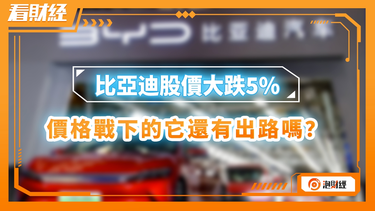 比亚迪股价大跌5%,价格战下的它还有出路吗?哔哩哔哩bilibili