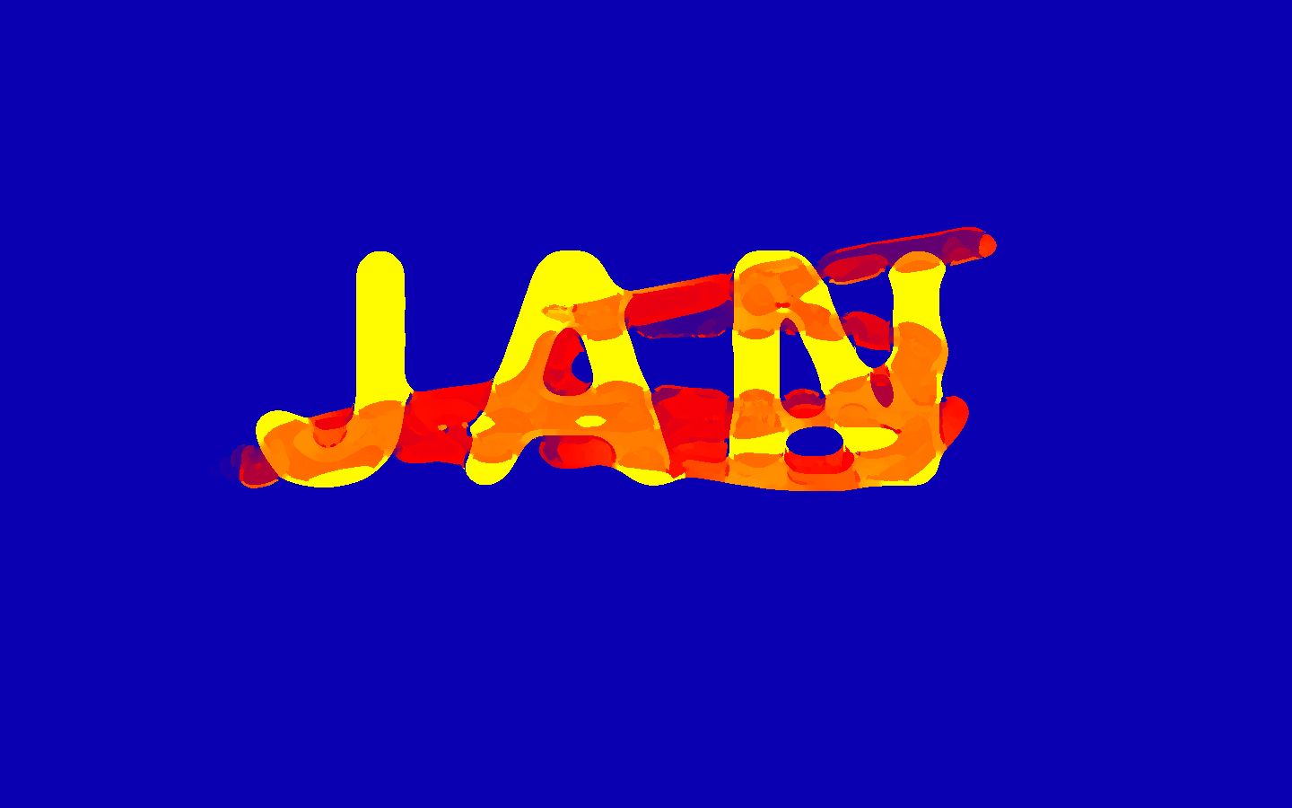 ps涂抹文字效果