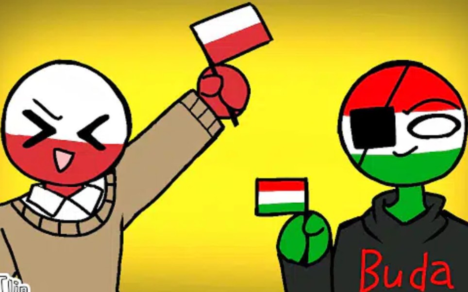 [图]【countryhumans】Let Your Heartbreak meme（poland，hungary）