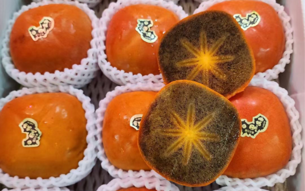 和歌山.黑甘柿子,口感嘎嘎棒