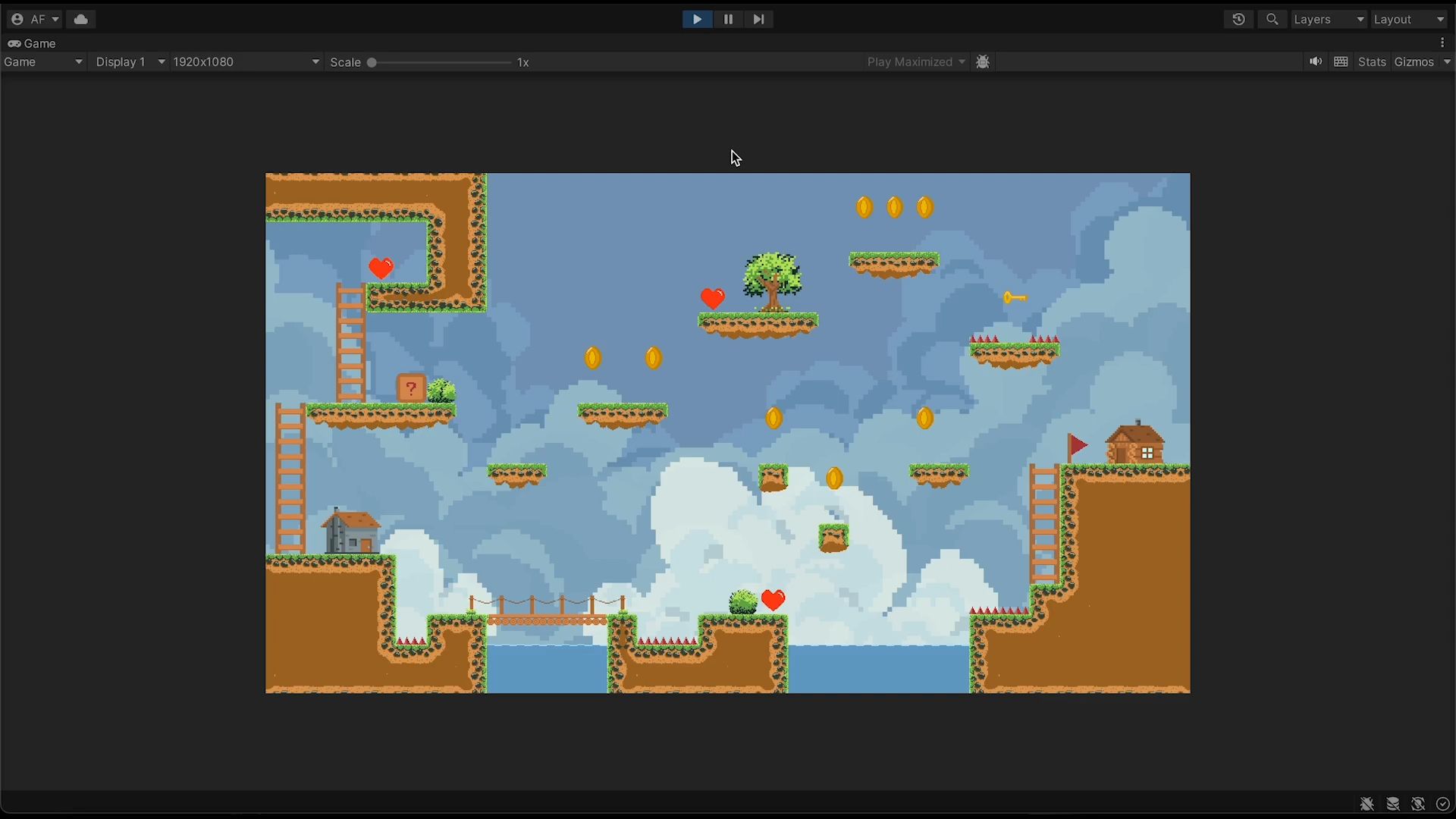 在Unity中制作一个平台跳跃(Platformer)类游戏的瓦片地图(TileMap)的过程哔哩哔哩bilibili