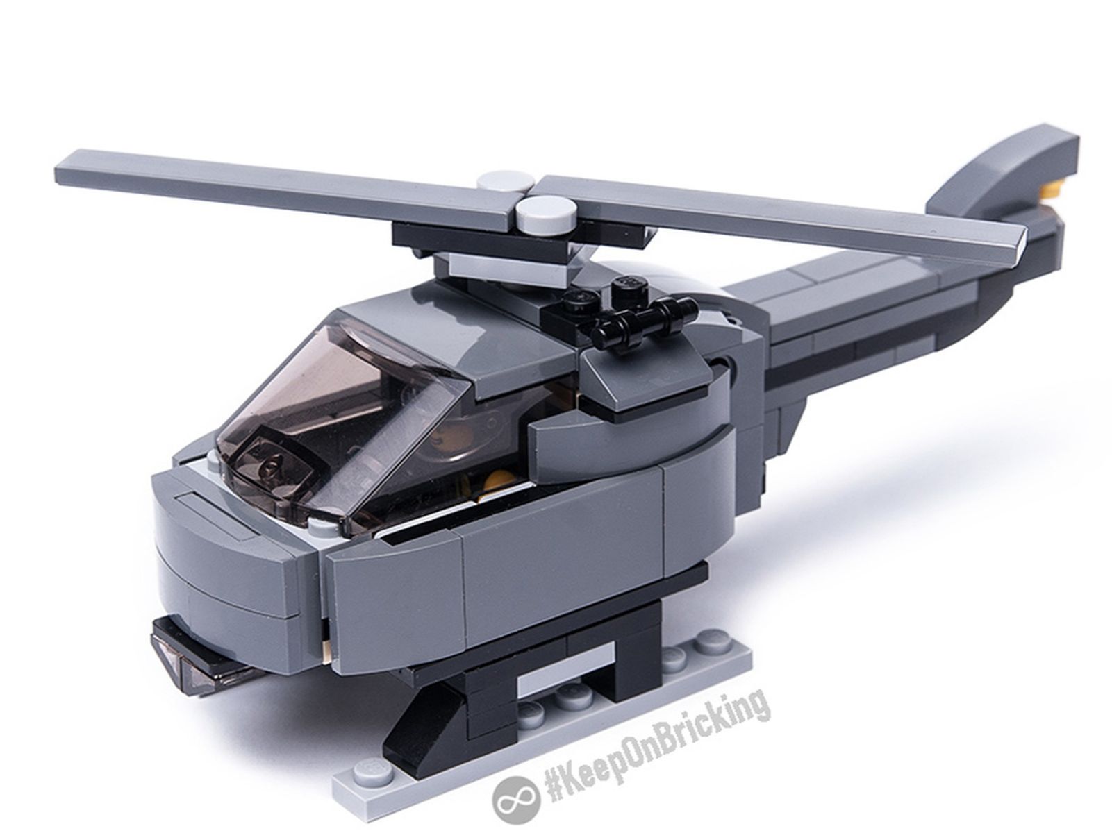 【RB】MOC16889 75877 Helicopter1【Keep On Bricking】[2018](133 pcs)哔哩哔哩bilibili