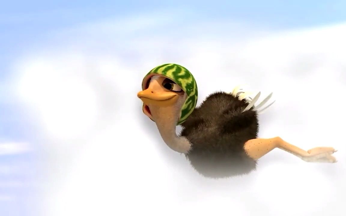 动物世界 飞翔的鸵鸟