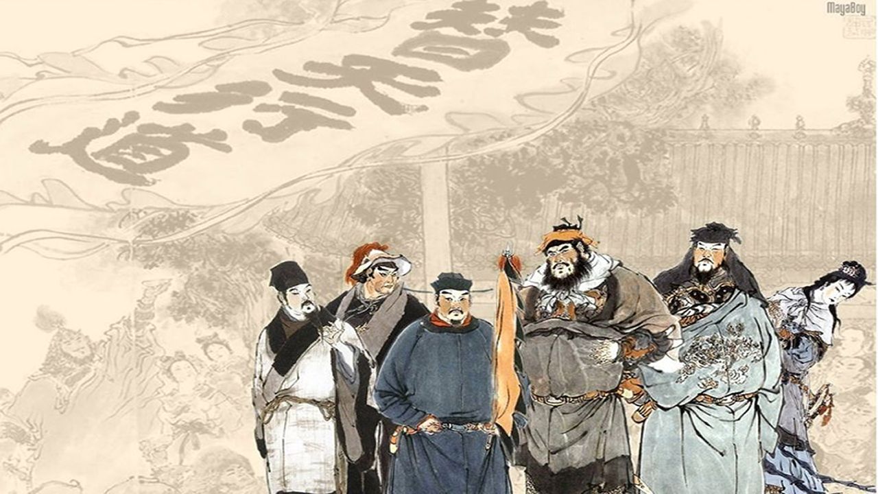 奇葩的时尚,水浒中为什么各位绿林好汉都爱头上带花_哔哩哔哩_bili