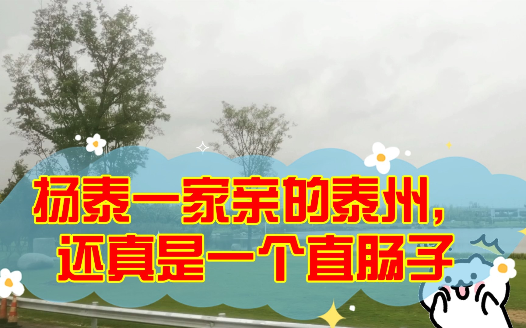 扬泰一家亲的泰州,还是一个直肠子,有东施效颦之嫌,强在自信!哔哩哔哩bilibili