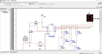 Download Video: multisim仿真自动循环加减计数器