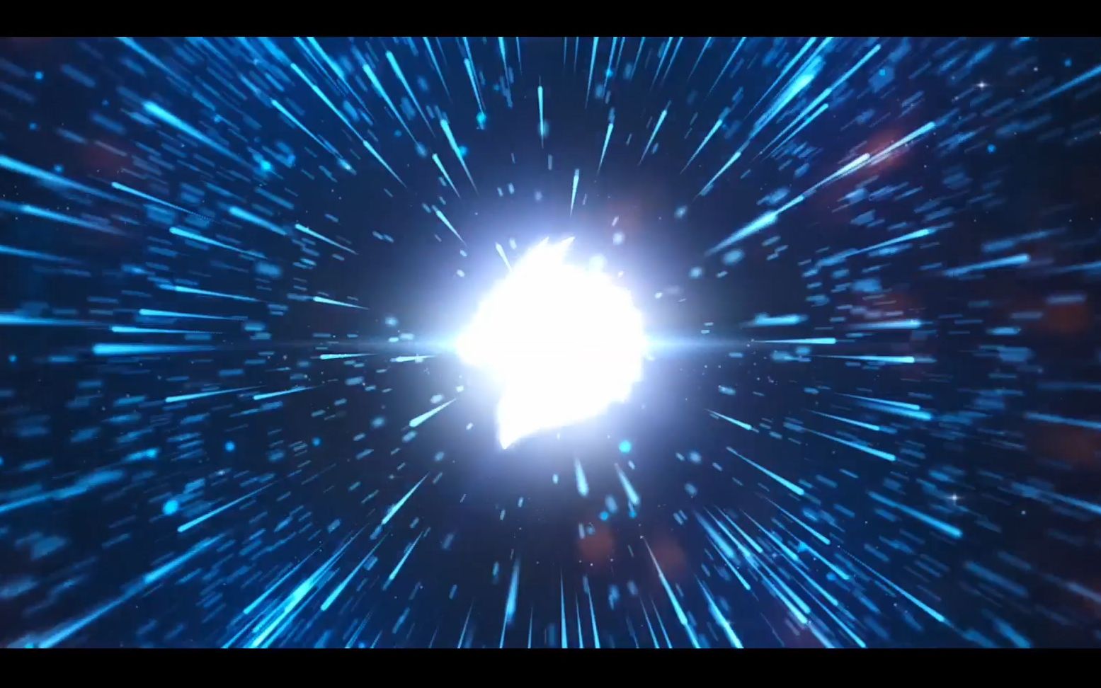 z281 炫酷光线粒子对碰冲击波公司企业标志logo演绎片头ae模板_哔哩