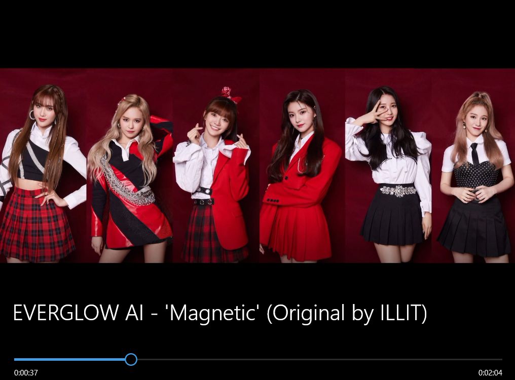 【everglow】ai翻唱magnetic ( illit)