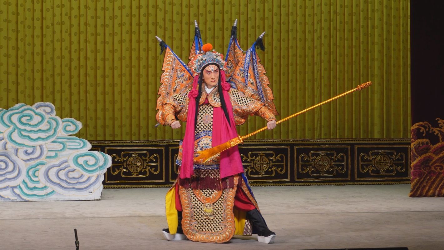 京剧《齐天大圣》 二郎神完整的大下场，李孟嘉饰演杨戬