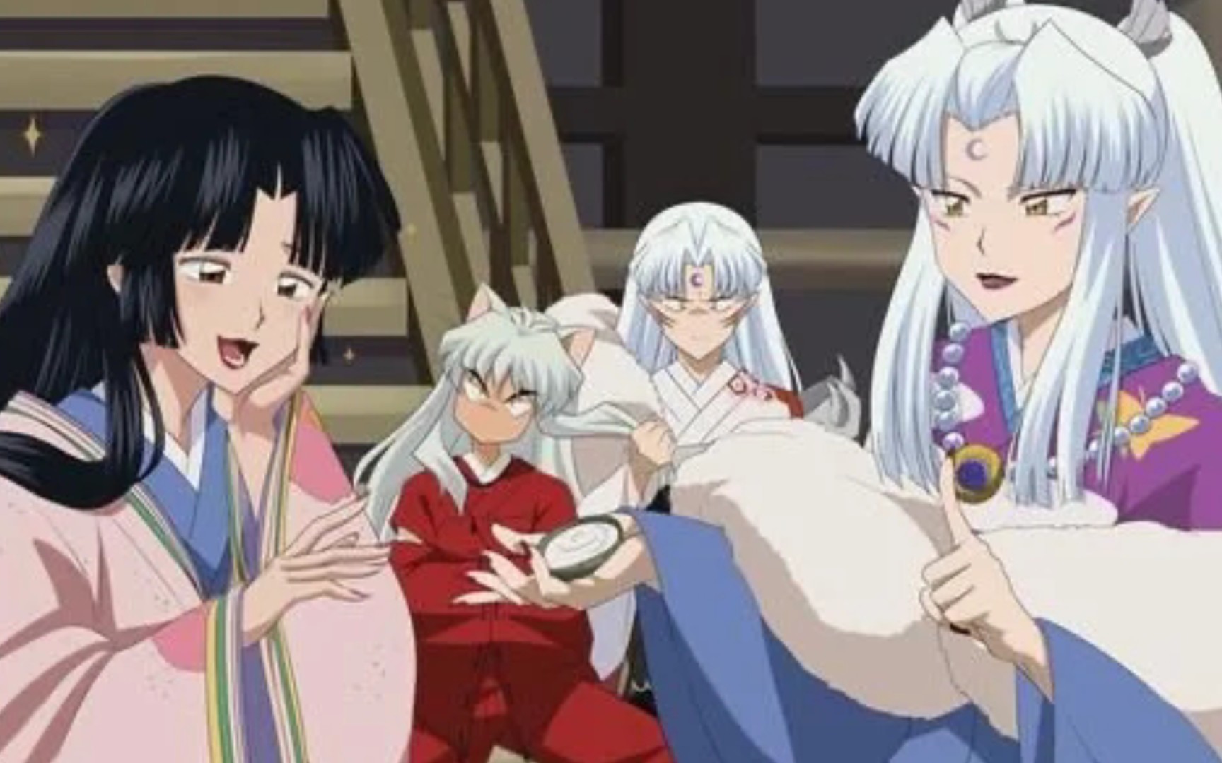 犬大将这一大家子颜值杠杠的杀生丸犬夜叉