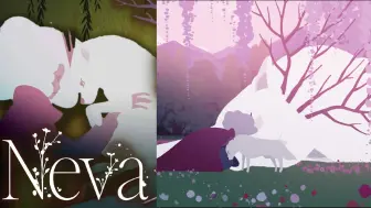 Video herunterladen: 【GRIS/色灰】制作组最新力作【Neva/雪】，一人一狼的治愈之旅【夏天篇实况】，初见这满目疮痍的世界