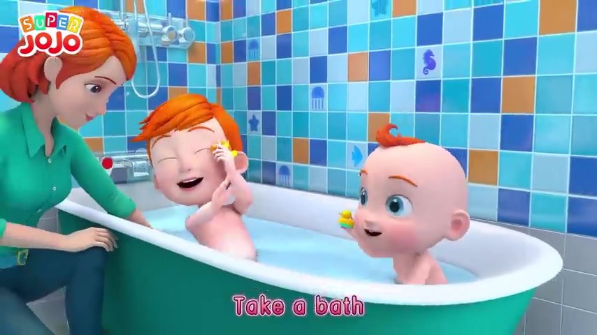 [图]Yes Yes Bath Time Safety - Take a Bath - Safety for Kids + Nursery Rhymes & Kids