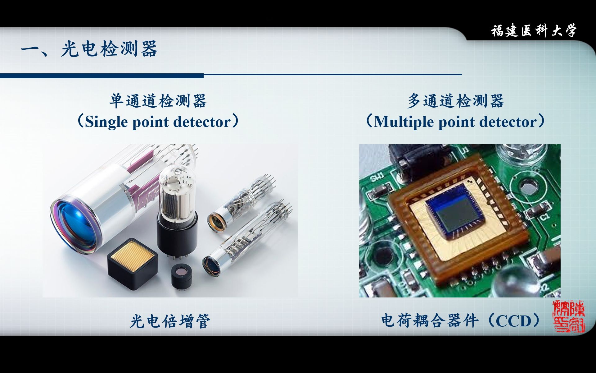 [图]【仪器分析】原子发射光谱法-4（原子发射光谱仪下-检测器-光电倍增管、DAD和CCD）