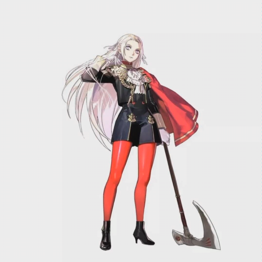 《火焰纹章:风花雪月》女主人设手持利斧风姿卓约