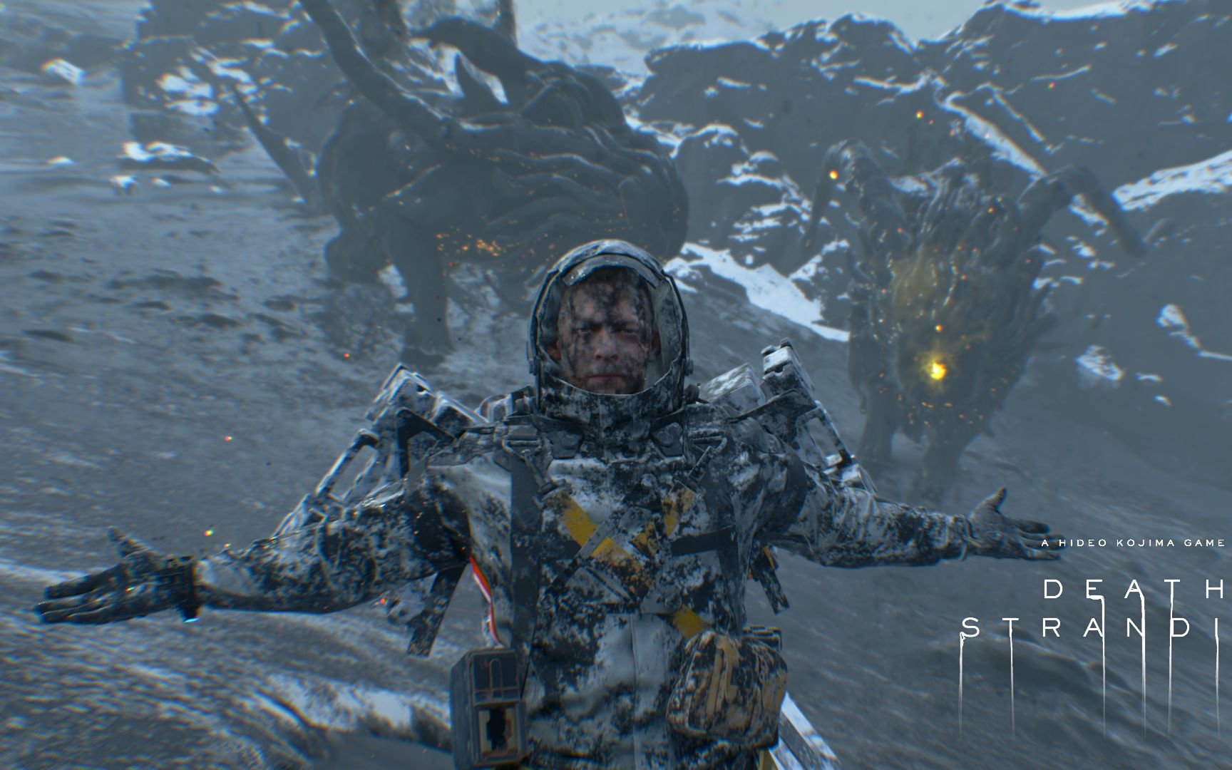 【死亡搁浅】~第一次爬雪山,bt竟然过来帮忙了?最高画质录制