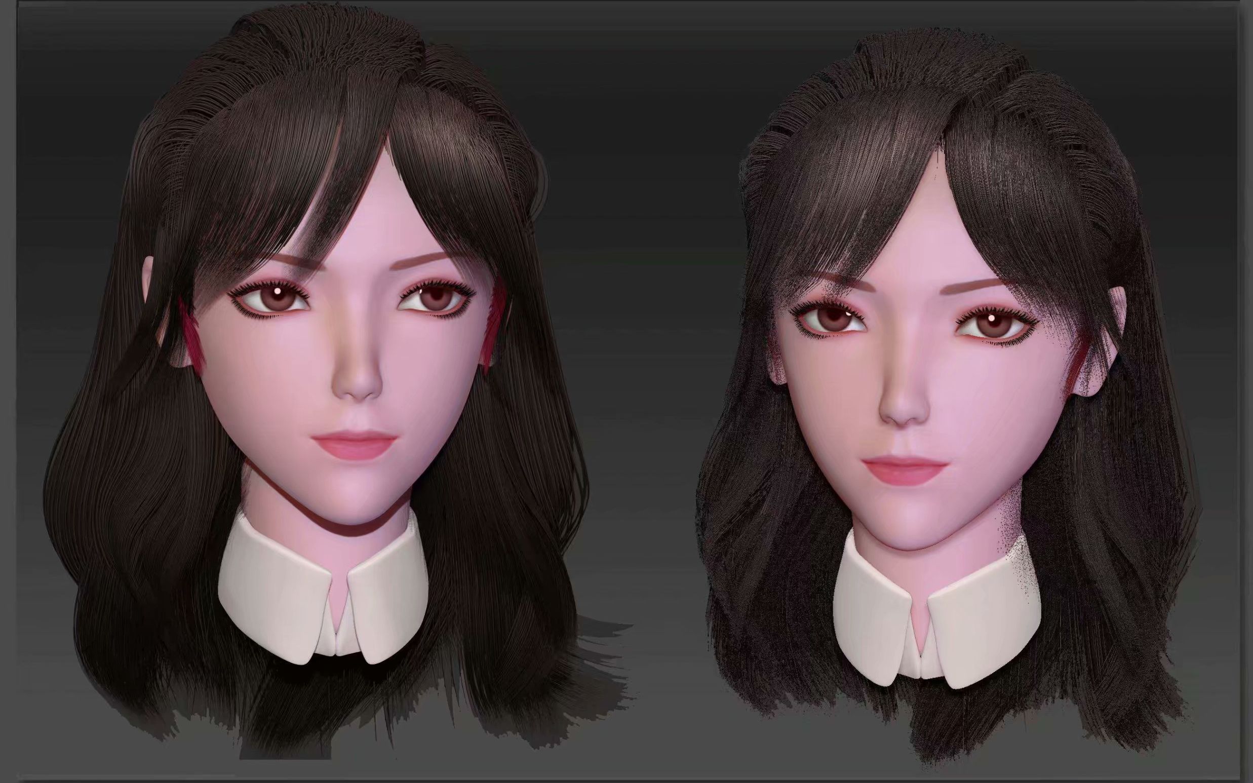 【zbrush】玄機最美女主,吞噬星空徐欣建模教程,超詳解全流程!