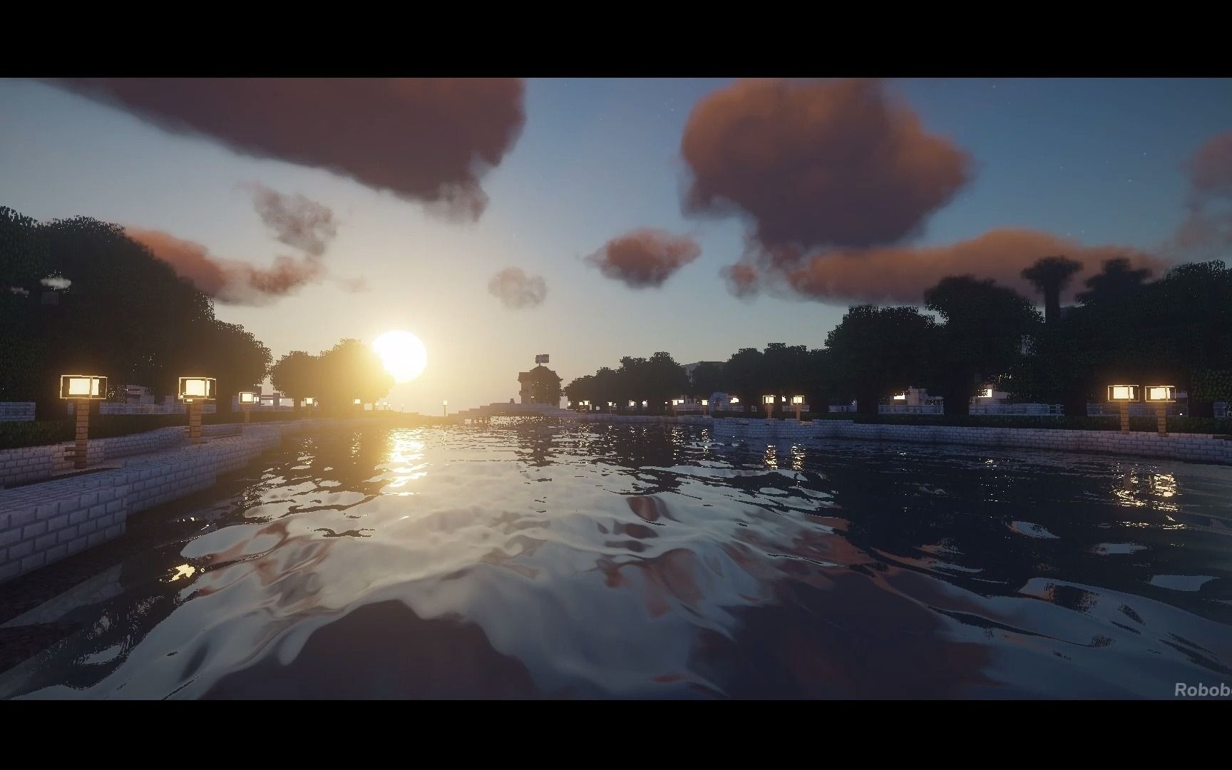 [Java版]minecraft5款氛围极佳的光影展示_我的世界_演示