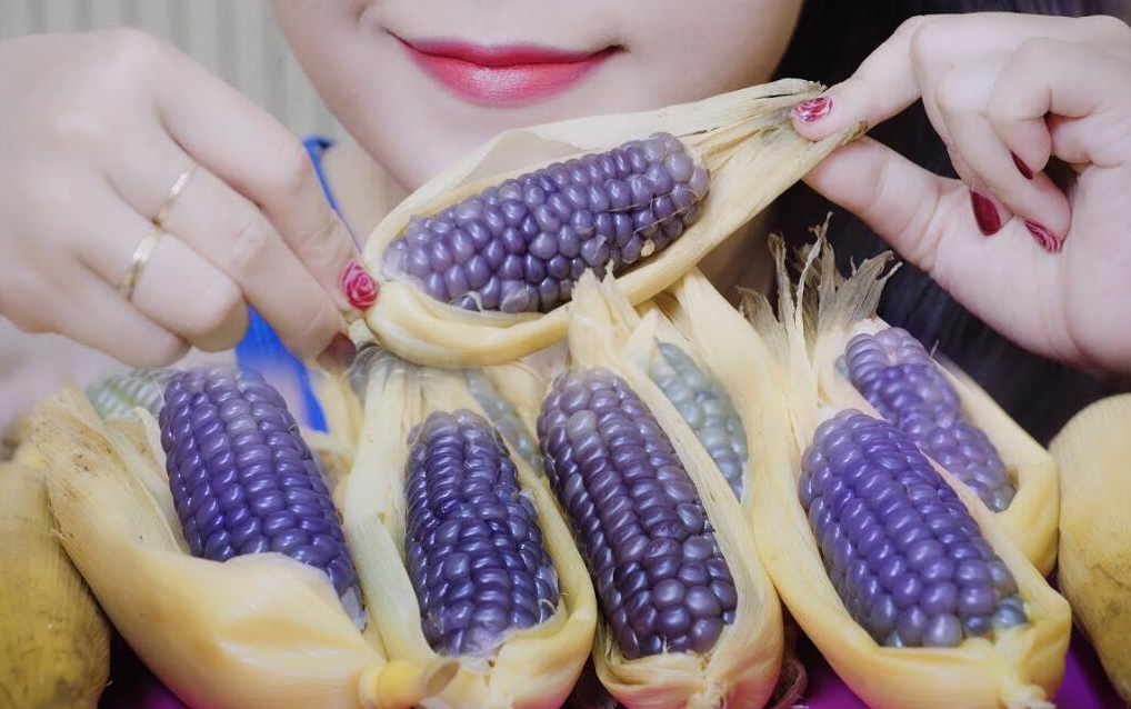 【玲玲小姐姐】阿嘞w~居然是紫色的玉米呢w