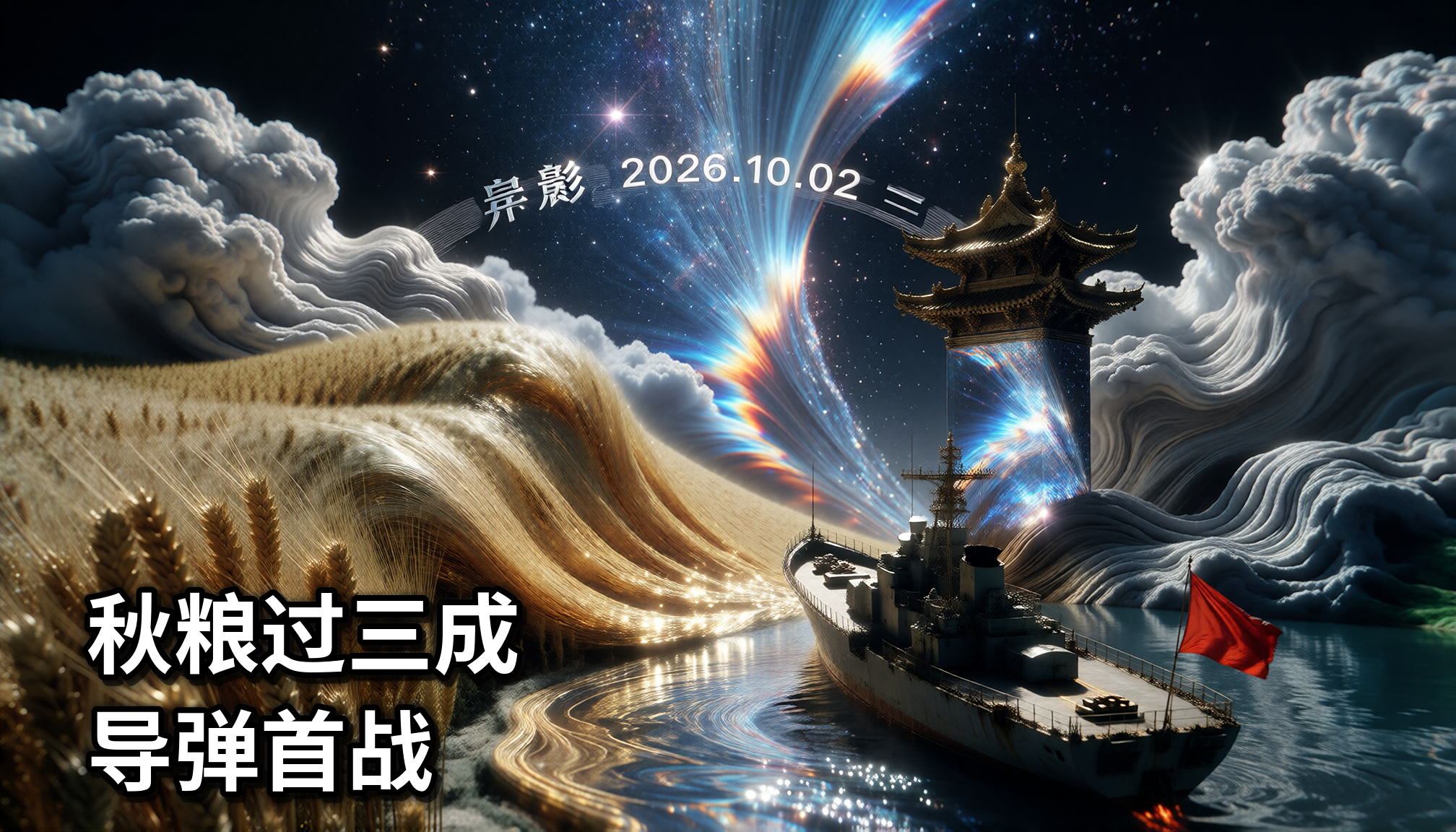 每日新中国 2026-10-02：秋粮收获过三成，国产FP-7导弹实战首秀，两岸共护一江水
