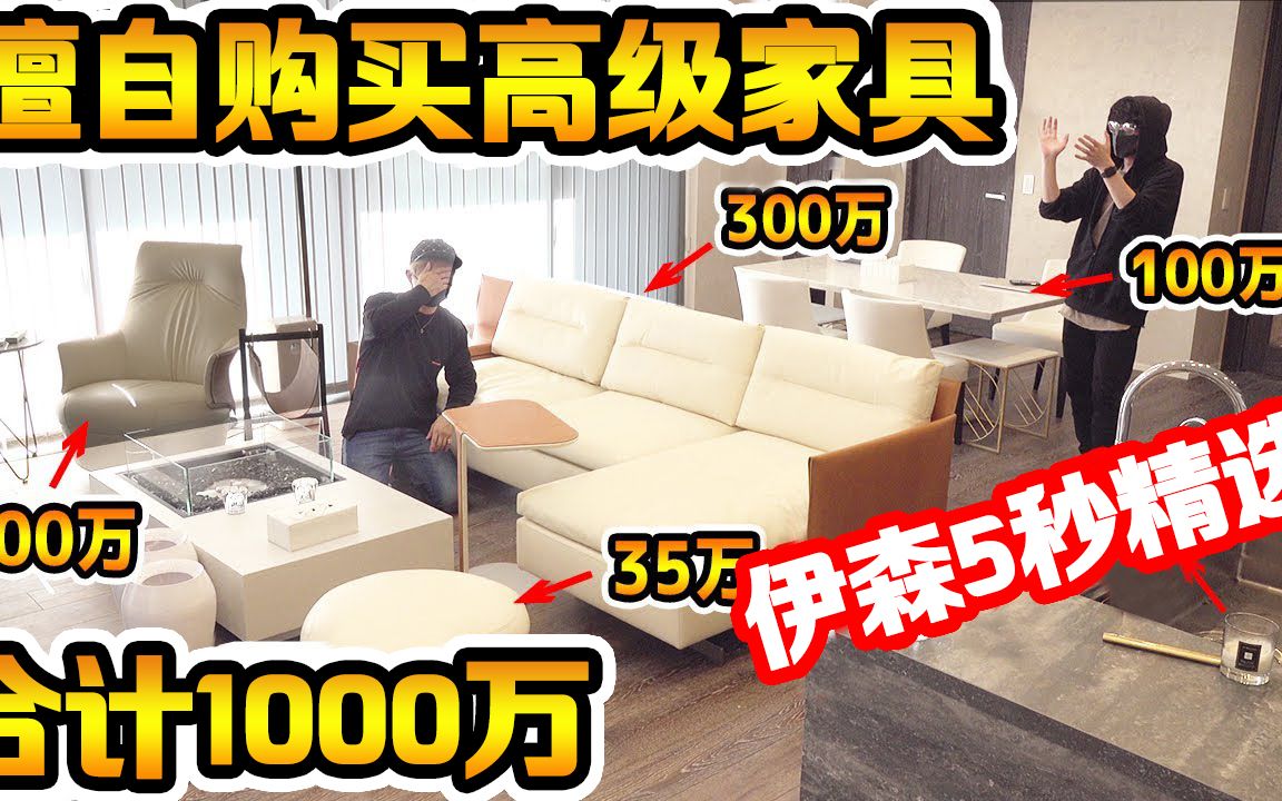 拉斐尔【伊森精选系列】擅自的替拉斐尔买下1000万的高级家具! (中字)哔哩哔哩bilibili