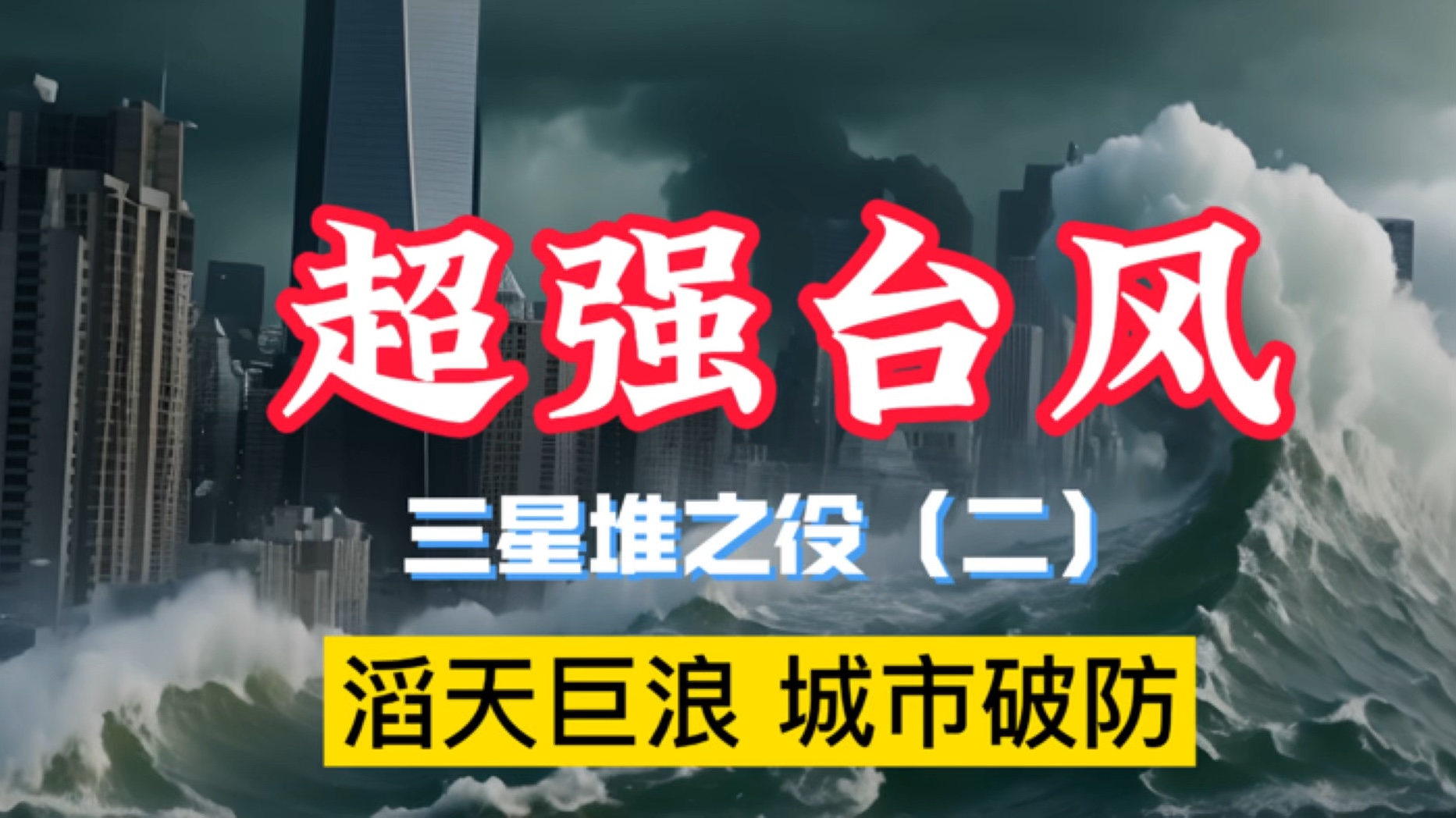 在家用AI 做出世纪台风、超级海啸,效果堪比《2012》《后天》【原创IP 影片】哔哩哔哩bilibili