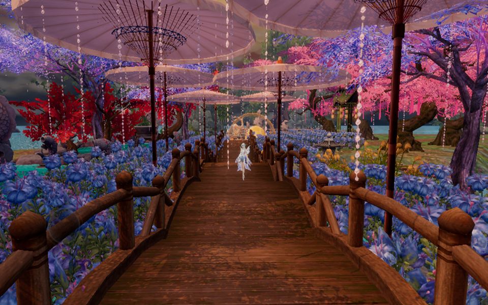 【诛仙手游丨樱落庭】春日春风春之语丨冬日暖阳