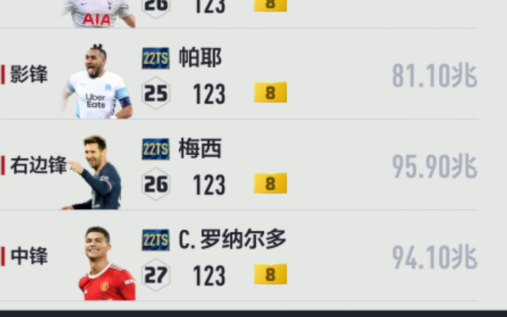 FIFAOL4—22TS卡出炉,维尼修斯卡皇,梅西总评和C罗持平,比魔笛还高,简直离大谱哔哩哔哩bilibili