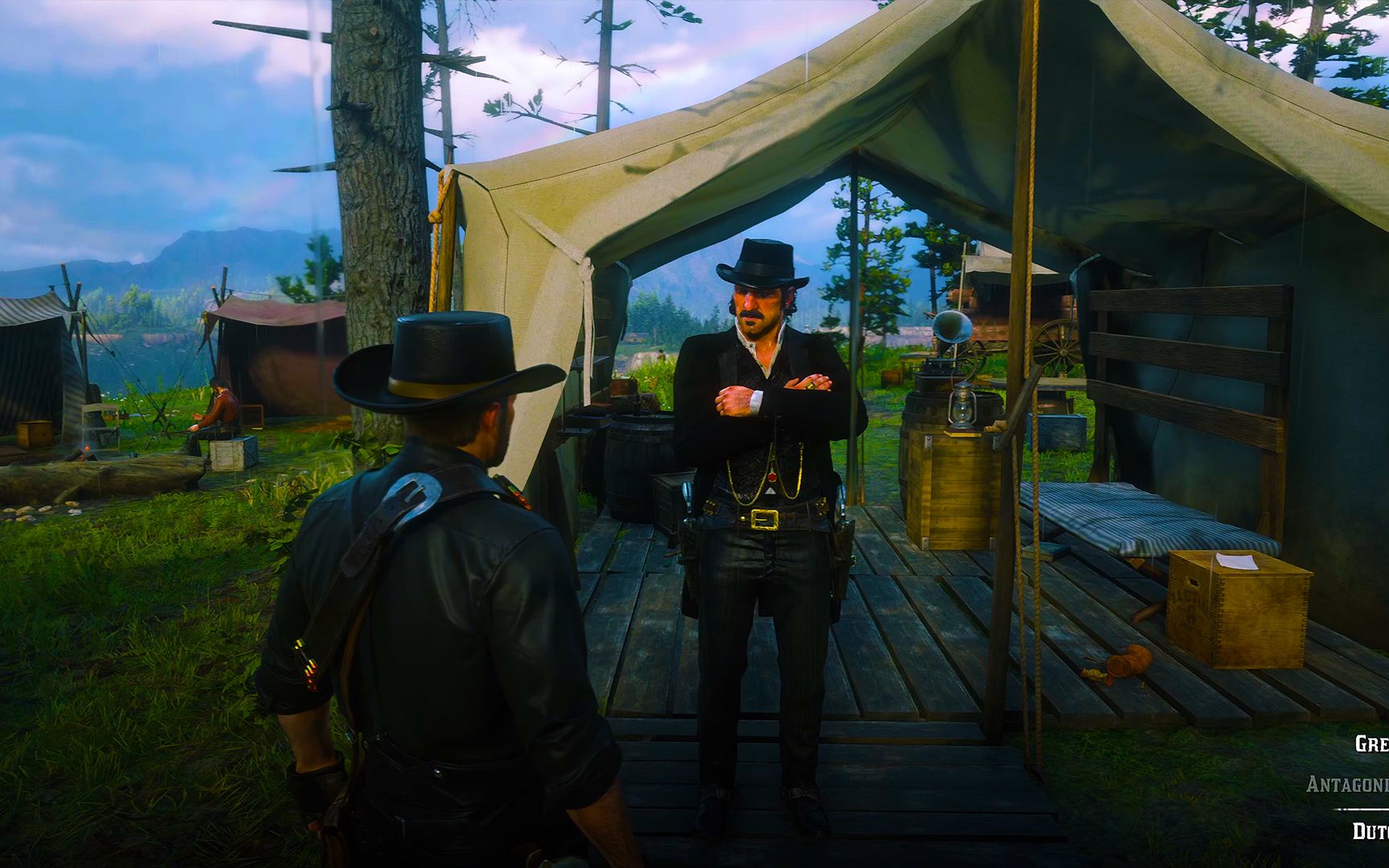 【荒野大镖客】第二章马掌望台营地成员对话02英文字幕版