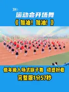 Descargar video: 运动会开场舞《加油!加油!》，低年级入场式旗子舞，动感好看