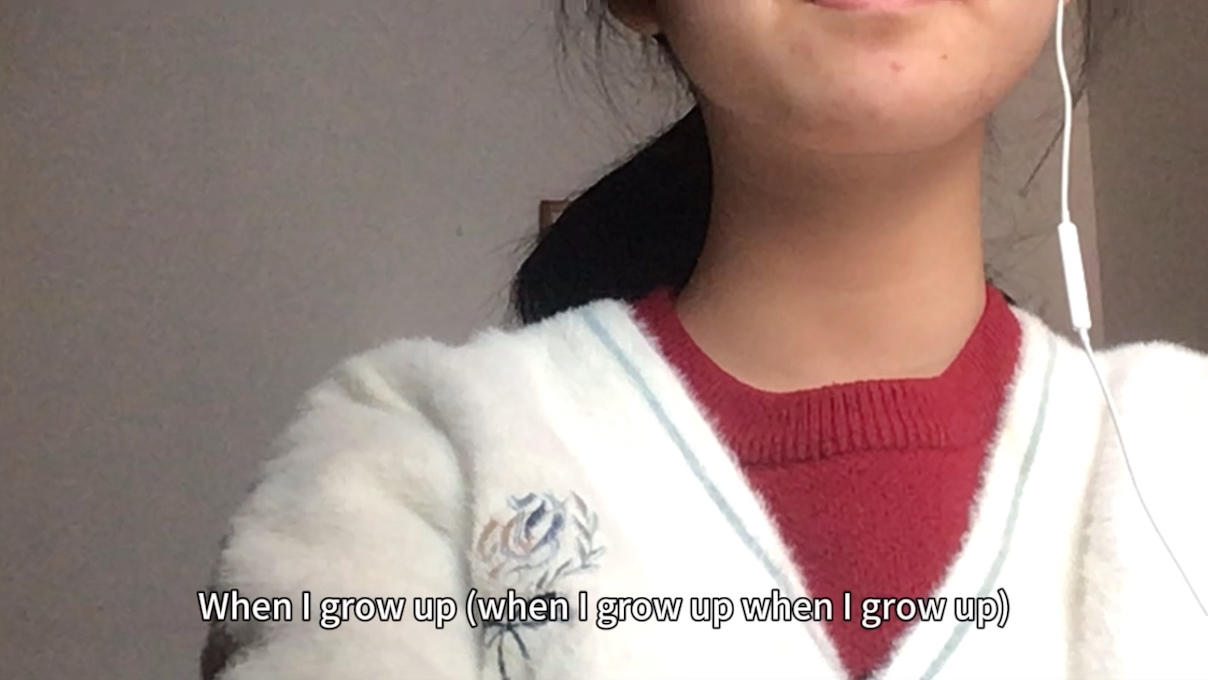 [图]初一小孩翻唱When I grow up-选自音乐剧玛蒂尔达