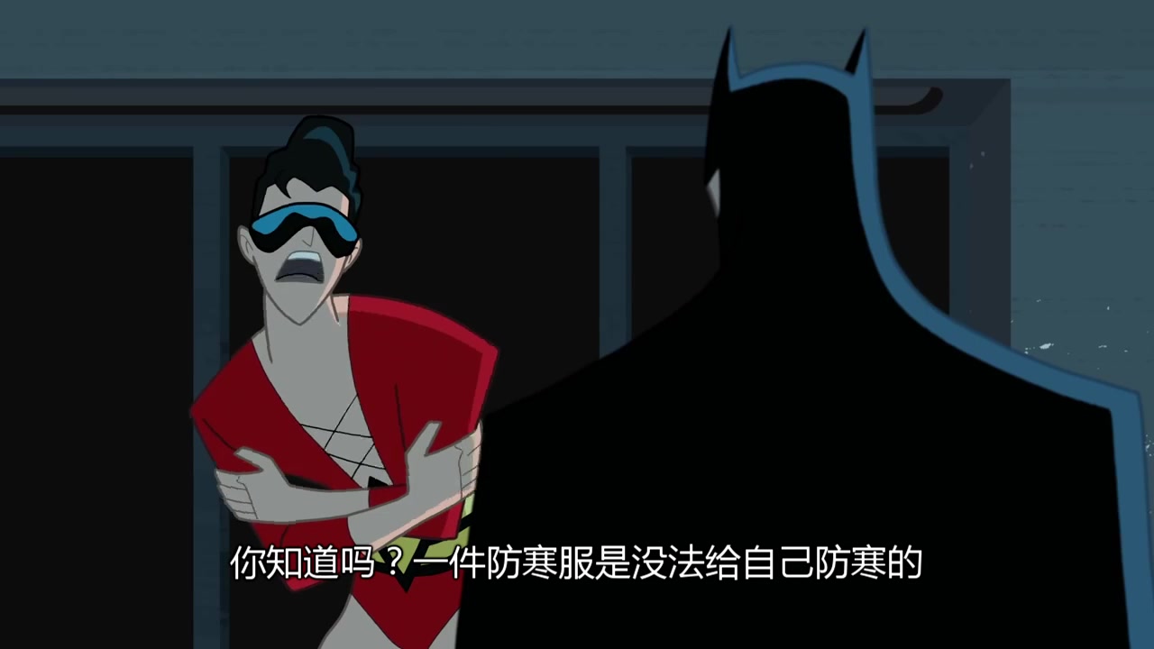 [图]【Justice League Action Shorts】Eezy Freezy急冻人、蝙蝠侠、玩儿hi的塑胶人