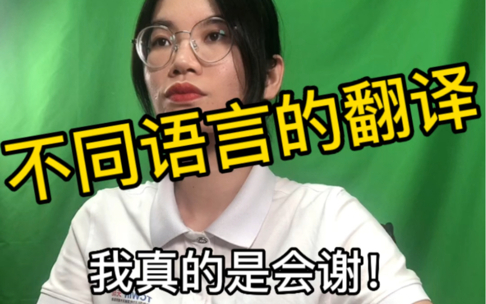 外贸中不同语言的翻译哔哩哔哩bilibili