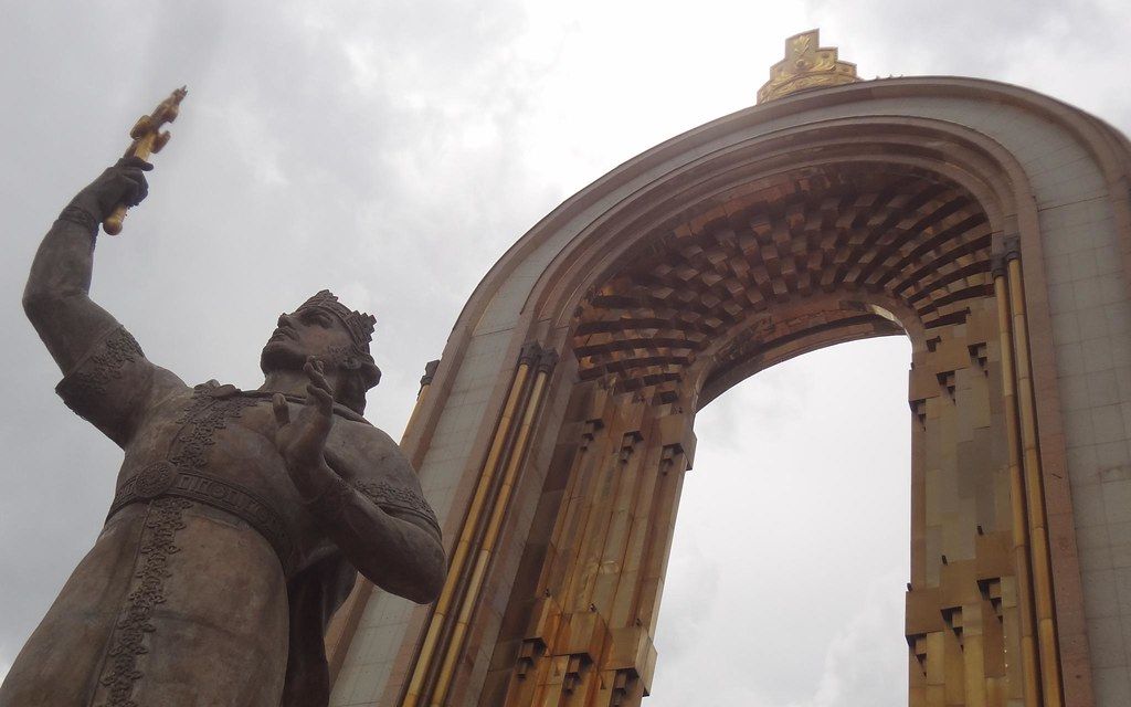 各国地标系列塔吉克斯坦索莫尼纪念碑