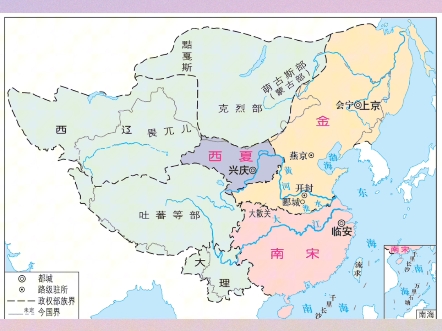 绍兴和议划定的南宋与金国的边界