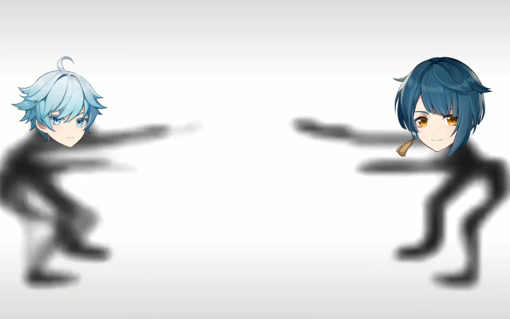 【原神/行云流水】他俩真的好可爱!