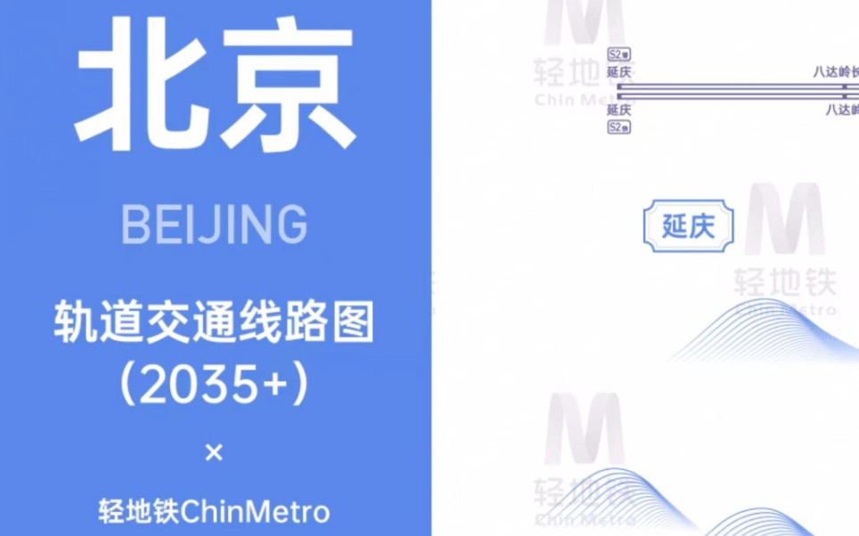 [北京地铁远期规划]北京地铁2035年线路图哔哩哔哩bilibili