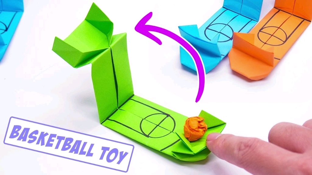 弹珠折纸教学,好玩有趣的折纸,幼儿折纸教学,手工折纸交流,亲子手工