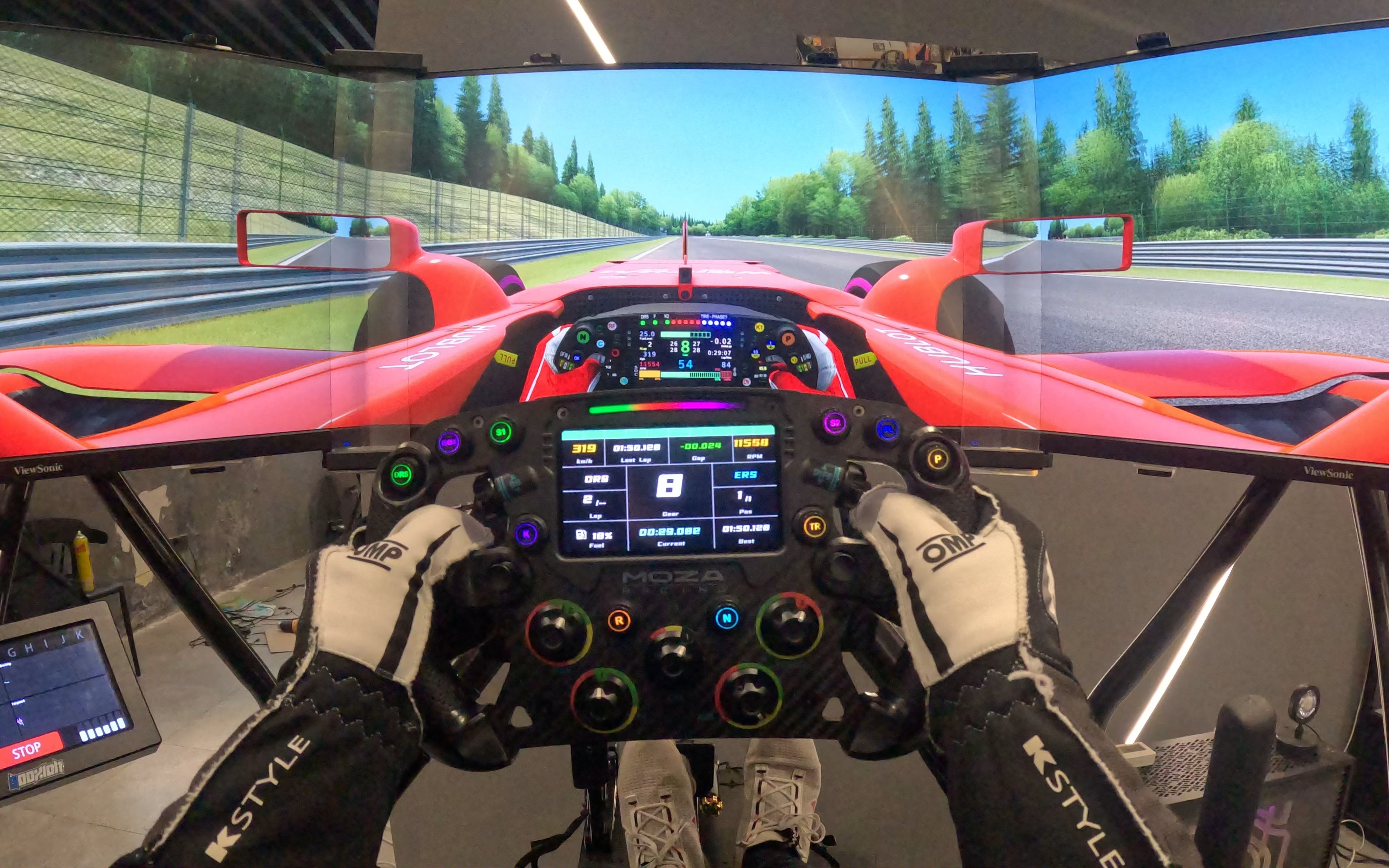 第一视角体验f1模拟器——在spa驾驶ferrari sf70h